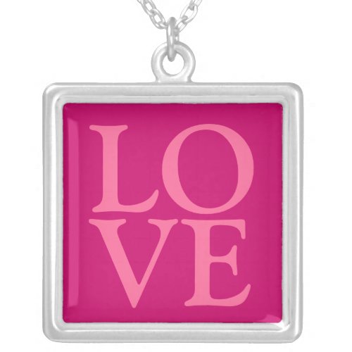 LOVE Sterling Silver Necklace