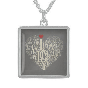 Love Sterling Silver Necklace