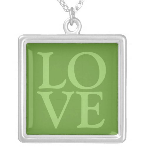 LOVE Sterling Silver Necklace