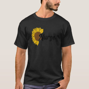Love Stethoscope Nurse Week 2022 Sunflower T-Shirt