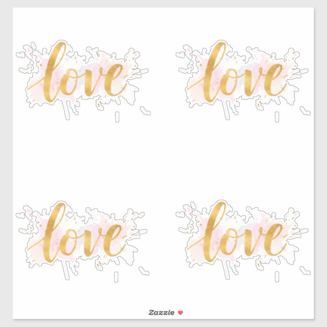 Love Sticker (Sheet)