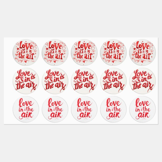 Love stickers (Sheet)