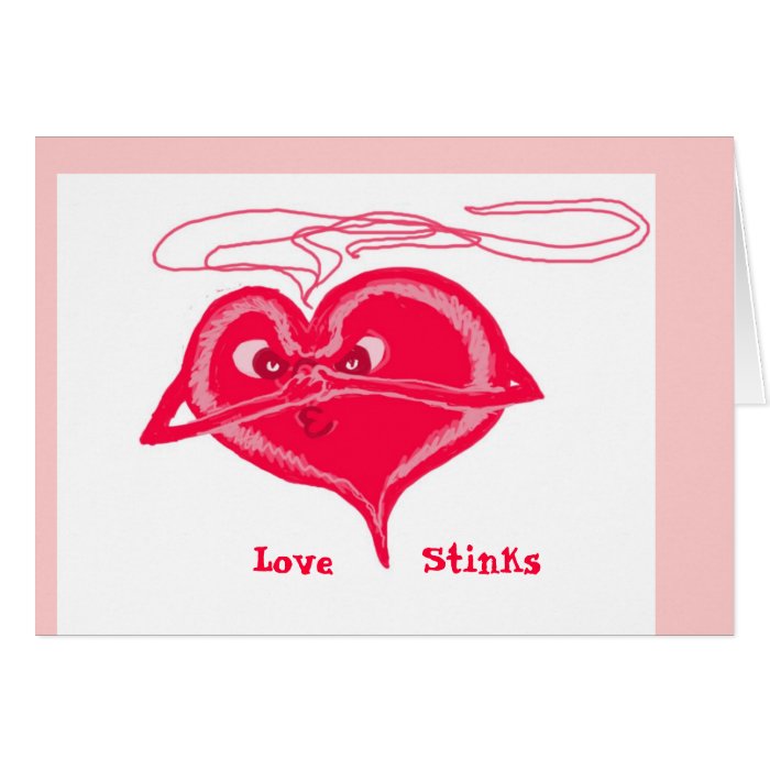 Love Stinks Card