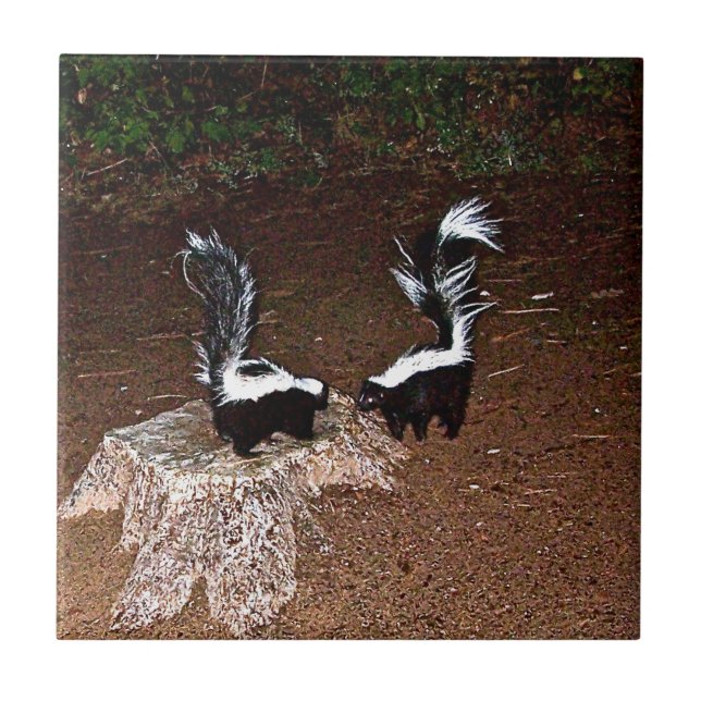 Love Stinks Ceramic Tile (Front)