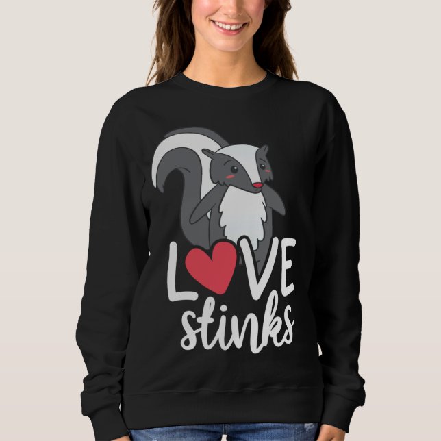 Love Stinks Clothing His and Her Valentines Day Sweatshirt (Front)