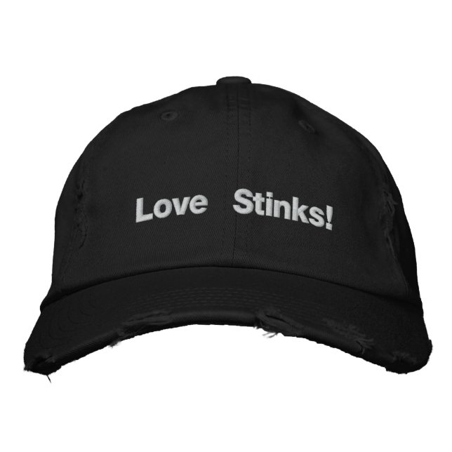Love Stinks! Embroidered Hat (Front)