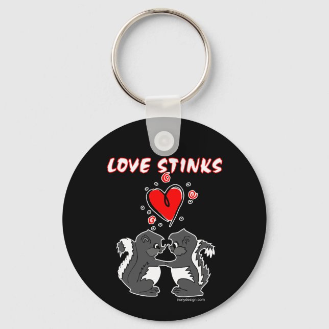 Love Stinks Keychain (Front)