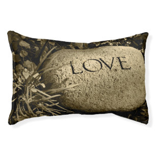 "Love" Stone Pet Bed