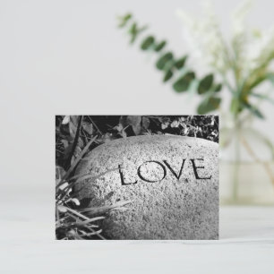 "Love" Stone Postcard