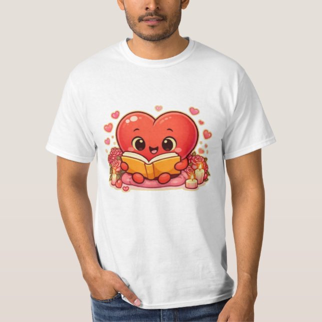 Love Stories Begin Within the Heart T-Shirt (Front)