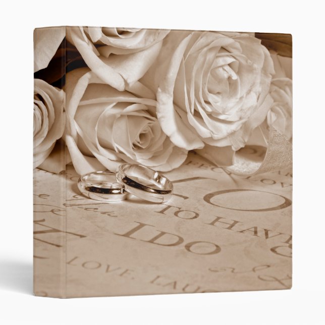 Love Story 3 Ring Binder (Front/Spine)