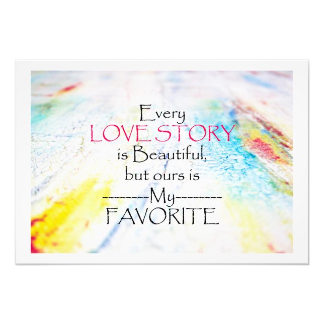 Love Story Art Print (Front)