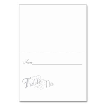 Love Story Escort Card by goskell at Zazzle