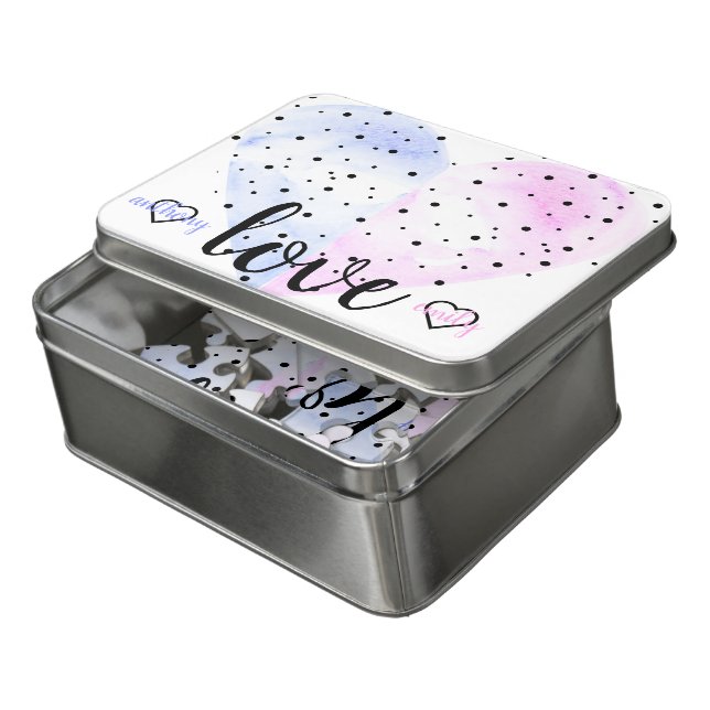 Love Story Jigsaw Puzzle (Lid Open)