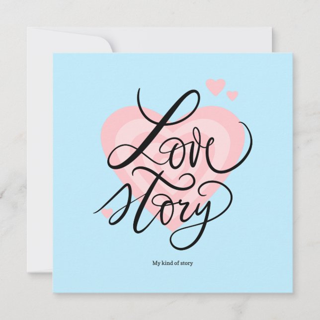 Love Story – My Kind of Story Card (Front)