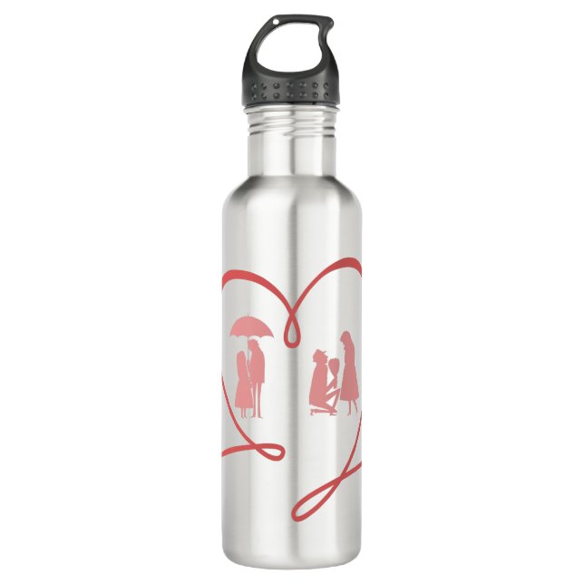 Love Story Water Bottle (Front)