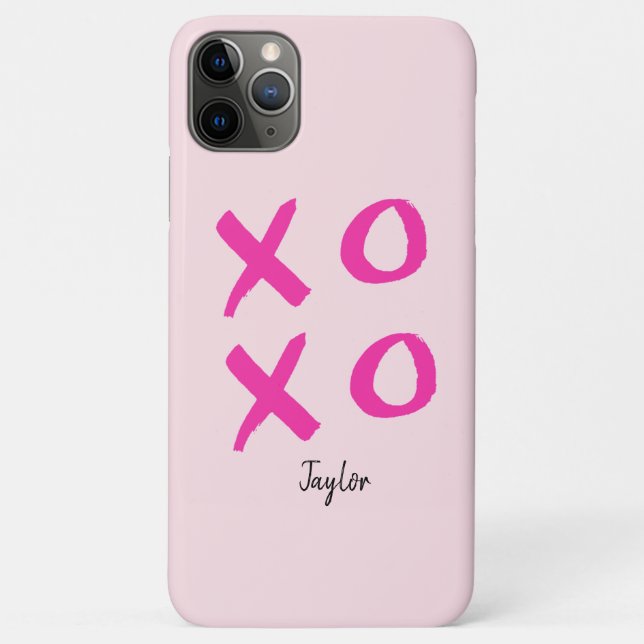 "Love Strokes" Personalized Valentine's Day Phone  Case-Mate iPhone Case (Back)