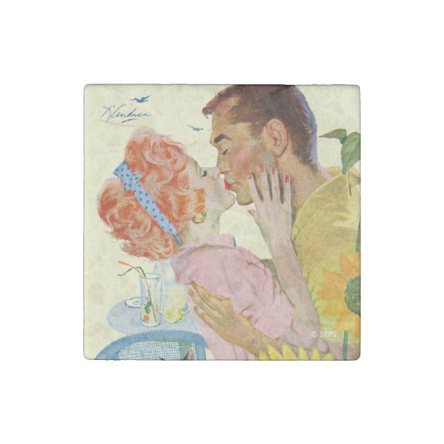 Love-Struck 2 Stone Magnet (Front)