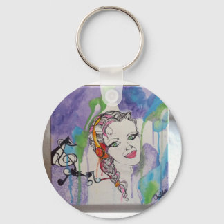 Love Struck Art Painting Keychain