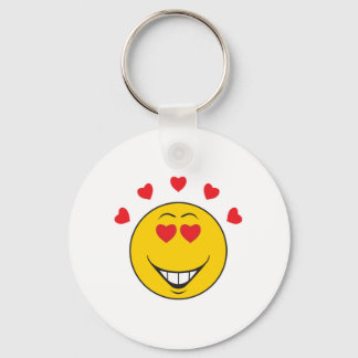 Love Struck Face Keychain