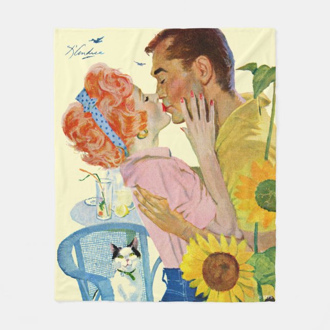 Love-Struck Fleece Blanket (Front)