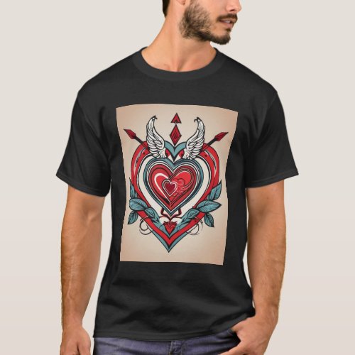 Love Struck Heart T_Shirt