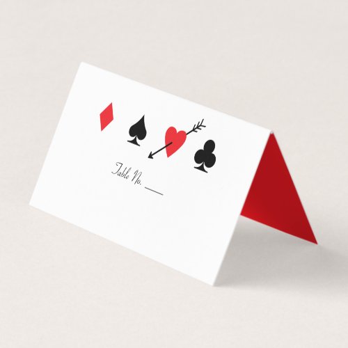 Love Struck Las Vegas Fill_In Name Table Number Bu Business Card