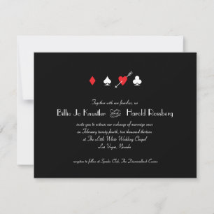 Love Struck Las Vegas Wedding Invitation