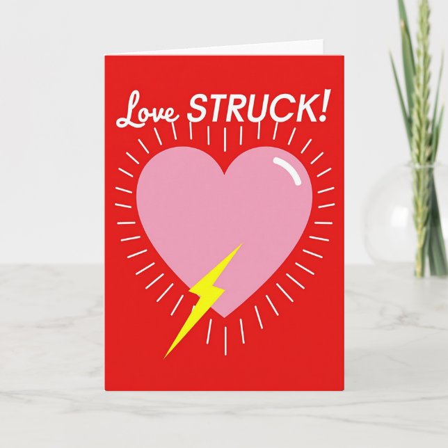 Love Struck Lightning Card (Front)