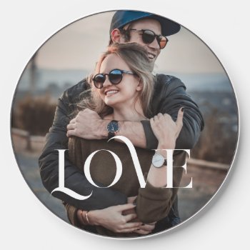 Love Stylish Photo Wireless Charger by CrispinStore at Zazzle