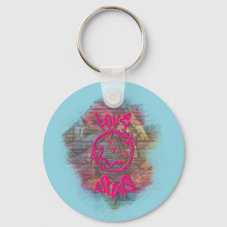 Love Sucks Graffiti Design Keychain