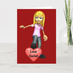Love Sucks Holiday Card