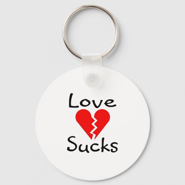 Love Sucks Keychain (Front)