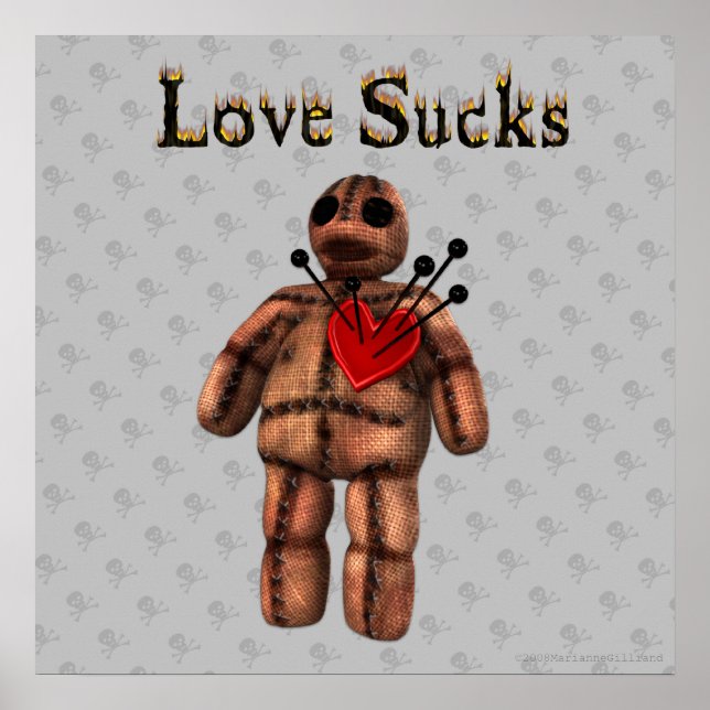 Love Sucks Voodoo Poster (Front)