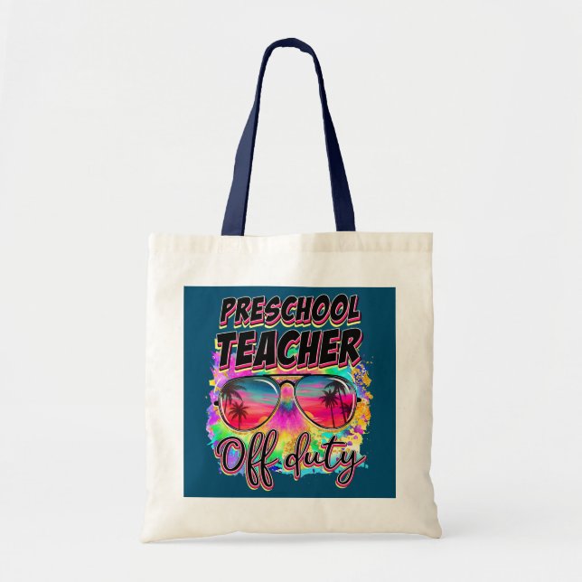 Love Summer Last day of school Preschool Teacher Tote Bag (Front)