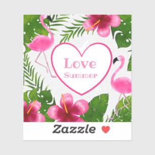 Love Summer Sticker