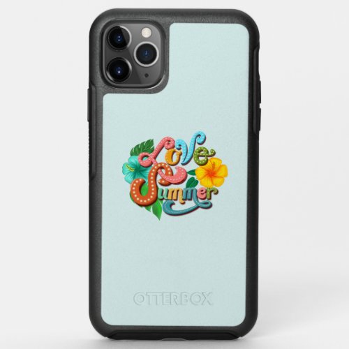 Love Summer Sublimation Design OtterBox Apple  OtterBox Symmetry iPhone 11 Pro Max Case