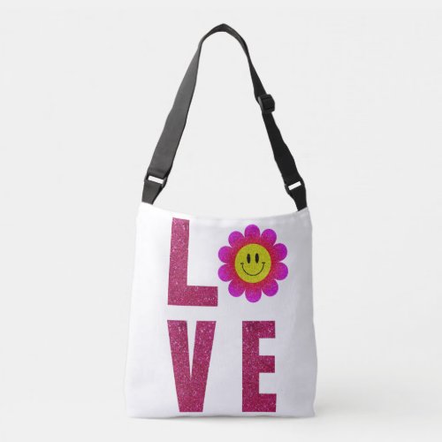 Love Sunflower Crossbody Bag