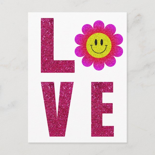 Love Sunflower Postcard (Front)
