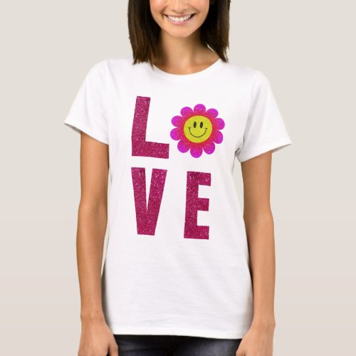 Love Sunflower T_Shirt