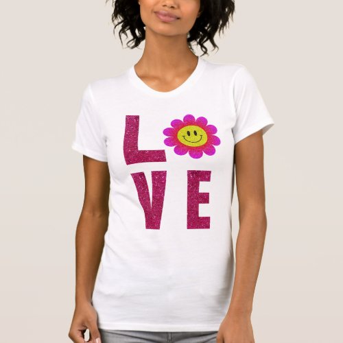 Love Sunflower T_Shirt