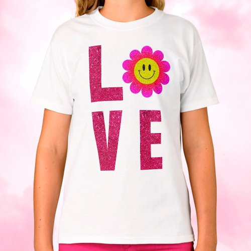 Love Sunflower T_Shirt