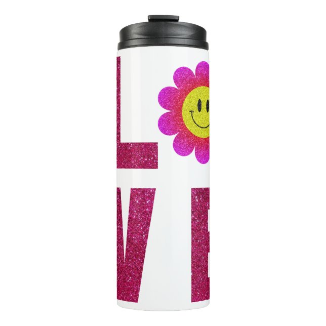 Love Sunflower Thermal Tumbler (Front)