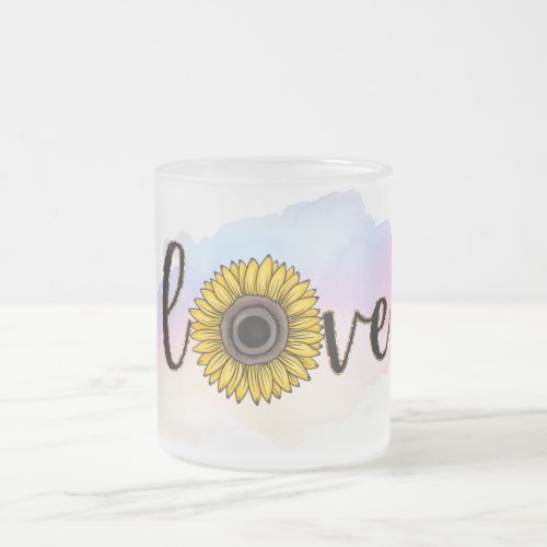  LOVE Sunflowers Mug