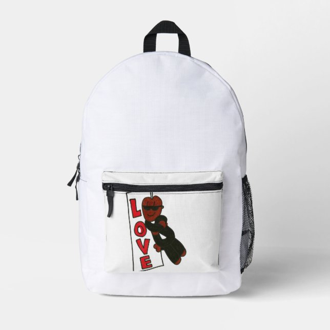 Love Super Pom Backpack (Front)