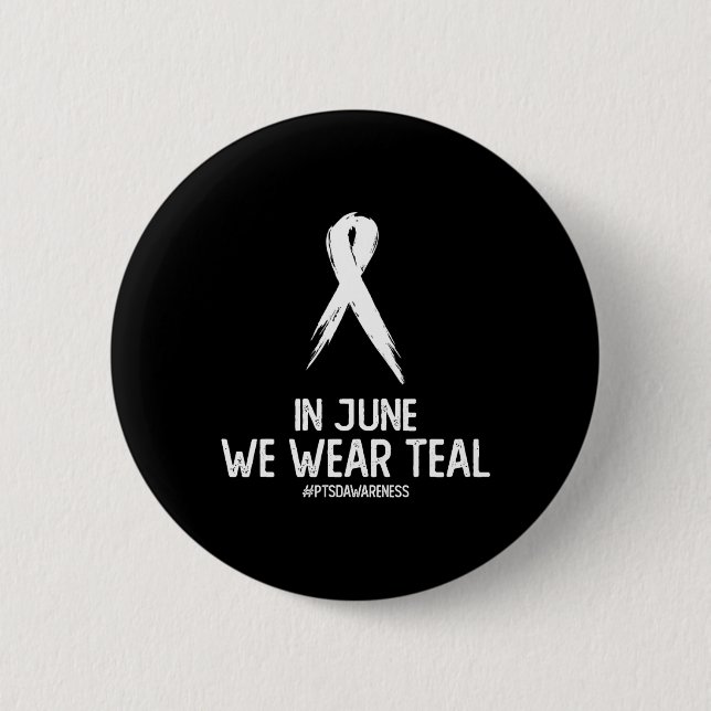 Love Support Ptsd Post Traumatic Stress Disorder A Button (Front)