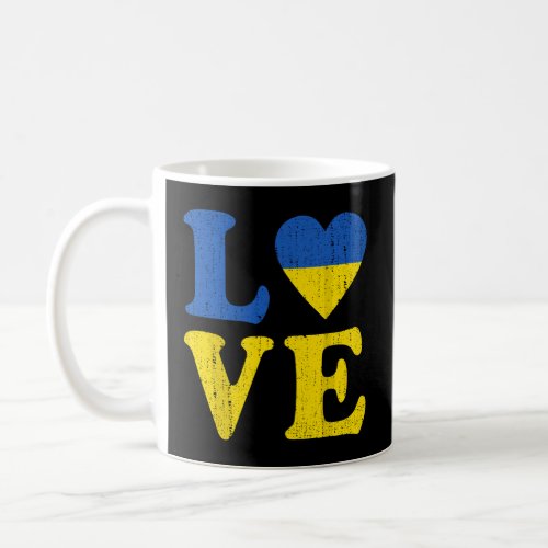 Love Support Ukraine I Stand With Ukraine Ukrainia Coffee Mug