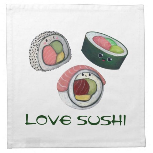 Love Sushi Napkin