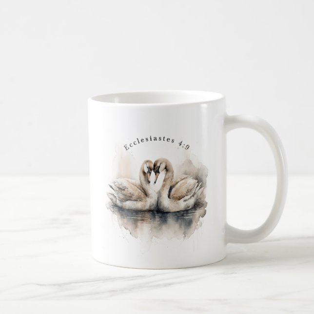 "Love Swan Mug – Togetherness and Love" (Right)