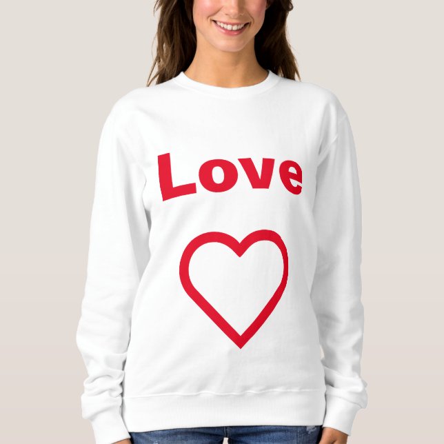 love sweatshirt (Front)